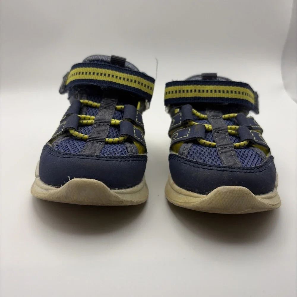 Stride Rite Flynn Sneaker Sandal Toddler Boys 6M Navy